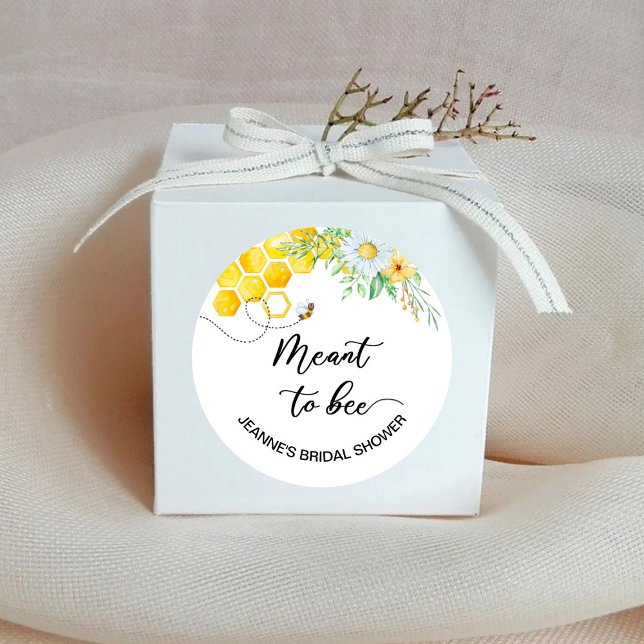 Sticker Rond Signifie d'être la douche nuptiale (Créateur téléchargé)