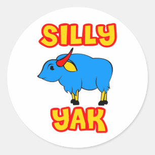 Sticker Rond Silencieux Yak
