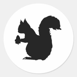 Sticker Rond Silhouette