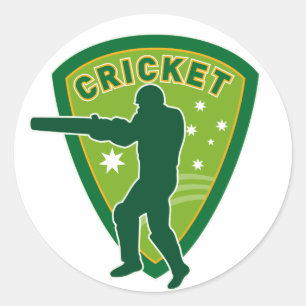 Sticker Rond silhouette australie d'ouate en feuille de batteur
