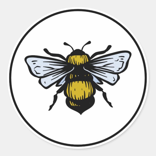 Sticker Rond Simple Bourdillon (Devant)