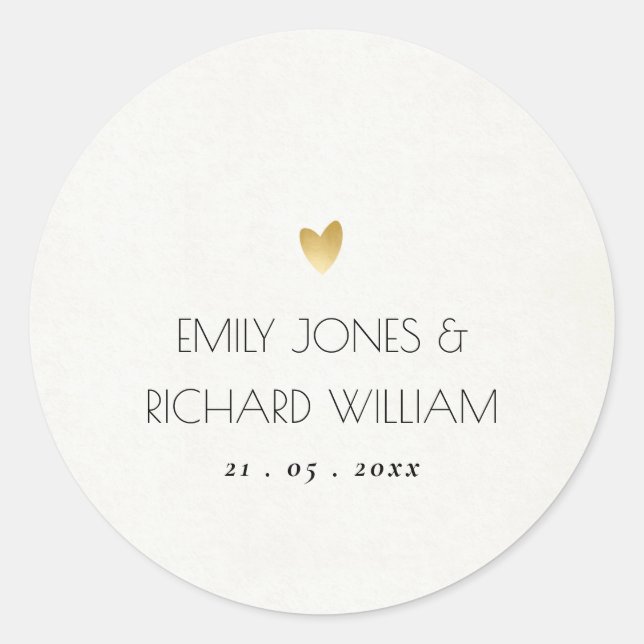 STICKER ROND SIMPLE ÉLÉGANT TEXTE DE TYPOGRAPHIE BLANCHE SIMPLE (Devant)