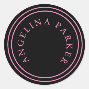 Sticker Rond Simple minimaliste moderne unique