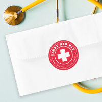 Simple Moderne Premiers Secours Rouge Et Blanc Méd