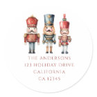 Simple Nutcracker Christmas Holiday Adresse de ret