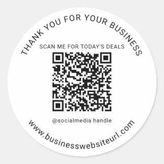 Sticker Rond Simple Professional Business