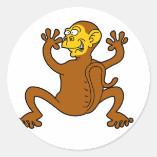 Sticker Rond singe de mon dos