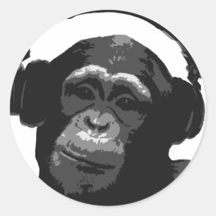 STICKER ROND SINGE DU DJ