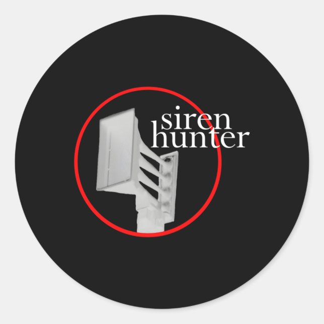Sticker Rond Siren Hunter Tornado Siren (Devant)