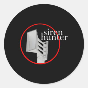 Sticker Rond Siren Hunter Tornado Siren