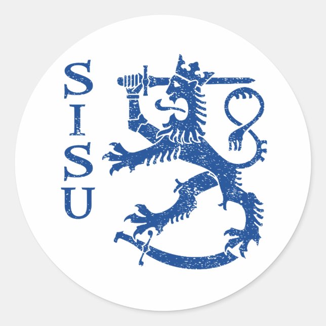 STICKER ROND SISU (Devant)