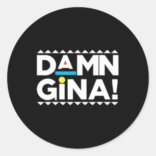 Sticker Rond Sitcom Urban 90s Martin Afro TV Show