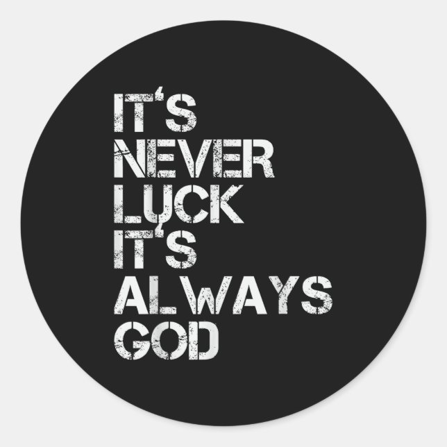 Sticker Rond Sitive Motivational Religion Love Saying Designs I (Devant)