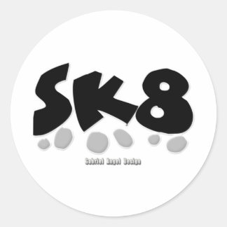 STICKER ROND SK8
