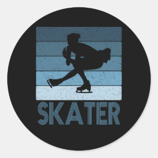 Sticker Rond Skater Figure Patinage Ice Dancing N Maman