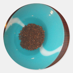 Sticker Rond Skeezer bleu