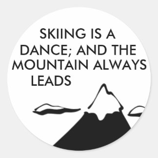 Sticker Rond Ski est une danse