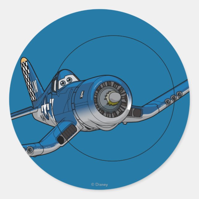 Sticker Rond Skipper 4 (Devant)