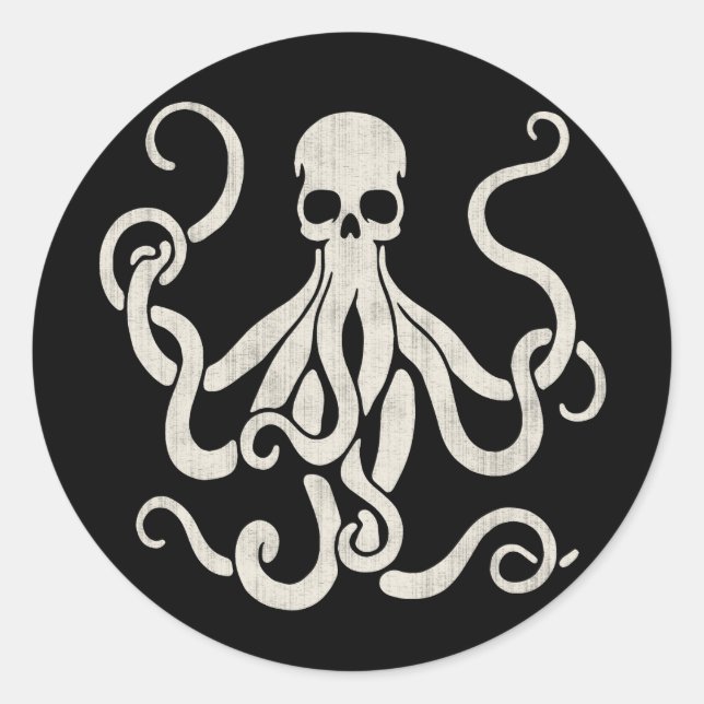Sticker Rond Skultopus (Devant)