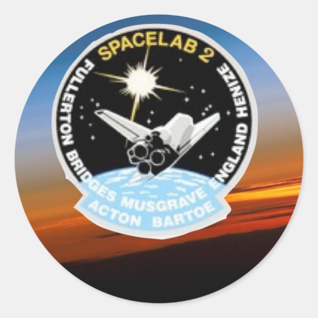 Sticker Rond SkyLab Nasa (Devant)