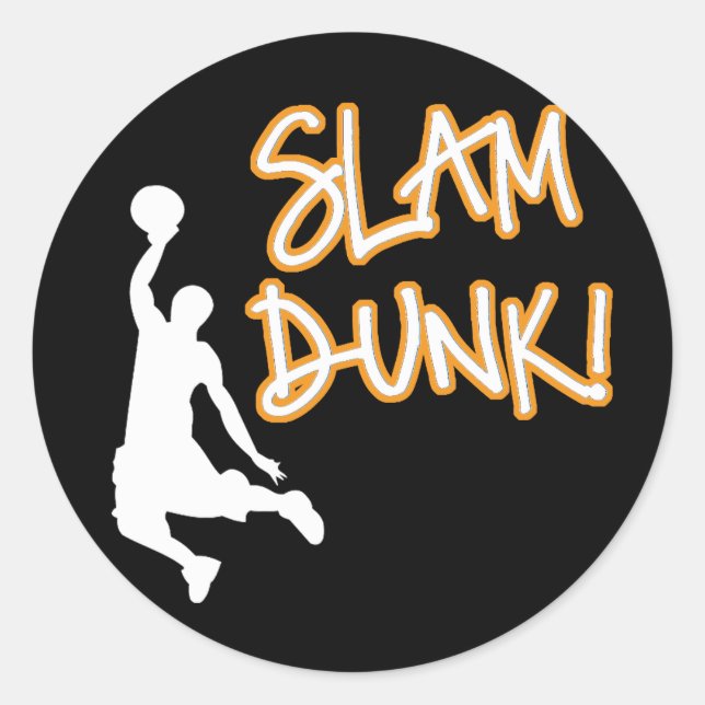 Sticker Rond Slam Dunk (Devant)