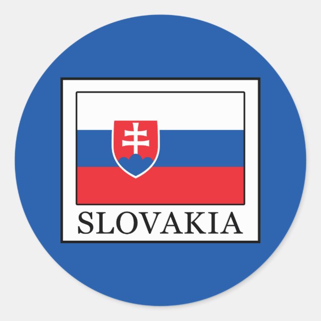 Sticker Rond Slovaquie (Devant)