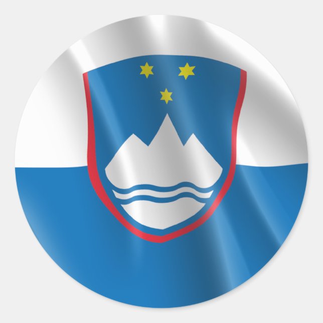 STICKER ROND SLOVENIE (Devant)