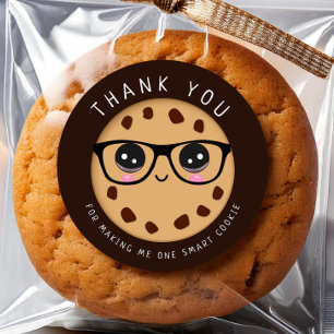 Sticker Rond Smart Cookie Enseignant Merci Appréciation Cadeau