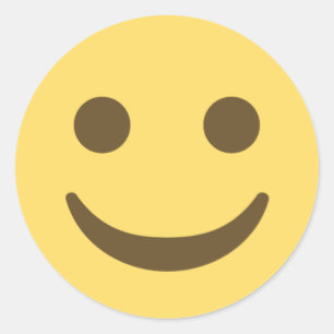 Sticker Rond Smiling emoji