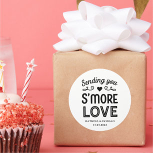 Sticker Rond S'more Love Mariage
