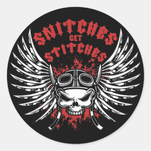 Sticker Rond Snitches Obtenir des points