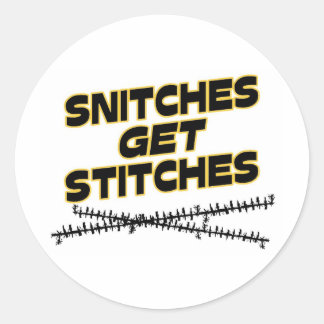Sticker Rond Snitches Obtenir des points
