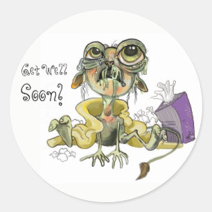 Sticker Rond Snot Goblin Va Bien Bientôt !