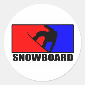 Sticker Rond snowboard