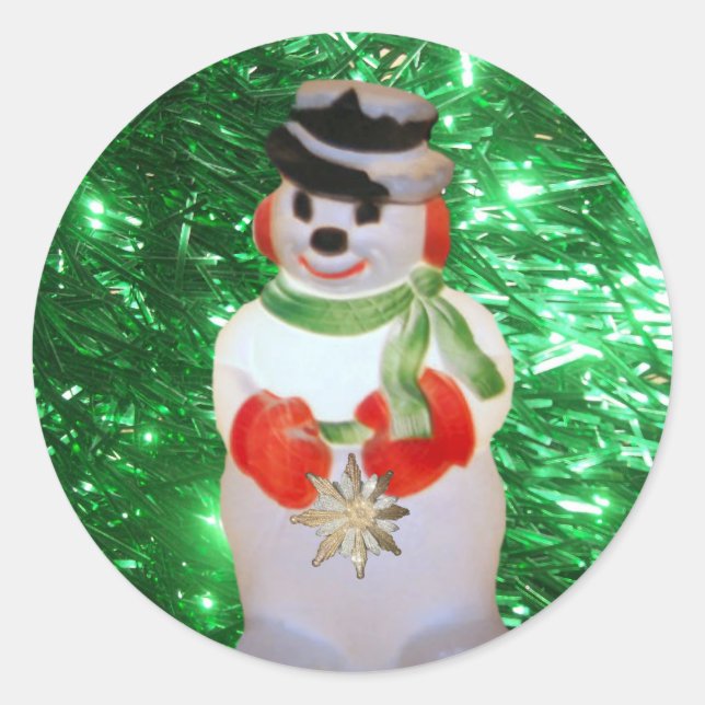 Sticker rond Snowman (Devant)
