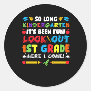 Sticker Rond So Long Kindergarten 1ère année