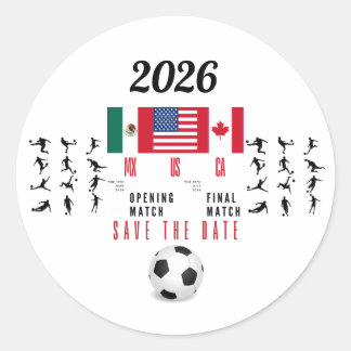 Sticker Rond Soccer Gifts for Fans