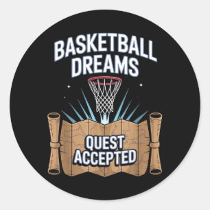 Sticker Rond Sodasy Basball Sport Style Jour de la Draft Saison