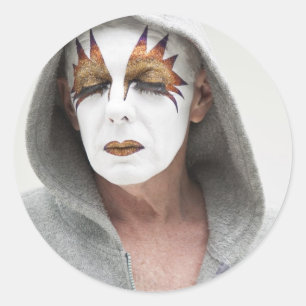 Sticker Rond Soeur Sparkle Plenty en sweat - shirt à capuche