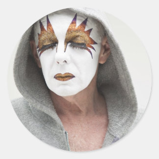 Sticker Rond Soeur Sparkle Plenty en sweat - shirt à capuche