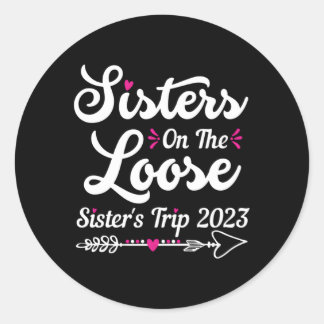 Sticker Rond Soeurs En Voyage De Soeur Perdue 2023