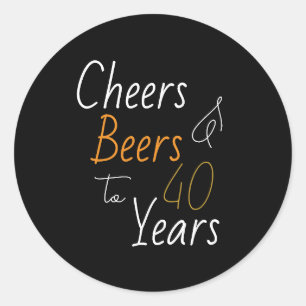 Sticker Rond Soeurs et bières 40e anniversaire