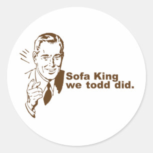 Sticker Rond Sofa King...