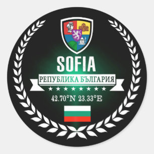 Sticker Rond Sofia