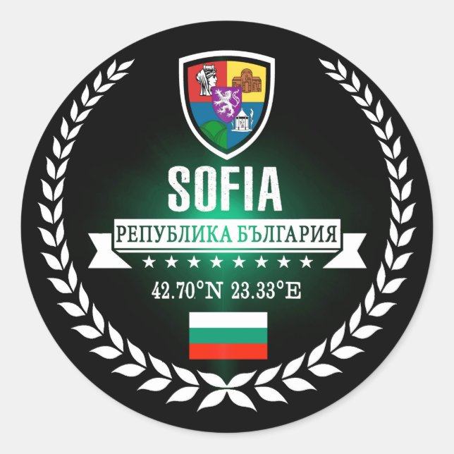 Sticker Rond Sofia (Devant)