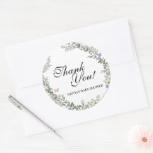 Soft Green Boho Genre Neutre Merci Floral