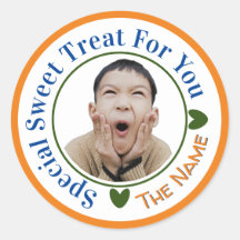 Soin sucré spécial pour vous Nom photo Orange