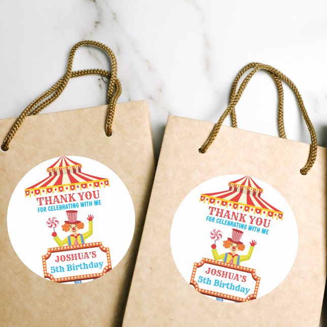 Sticker Rond Soirée carnavalesque personnalisée (Créateur téléchargé)