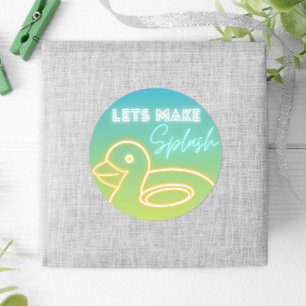 Sticker Rond Soirée de billard