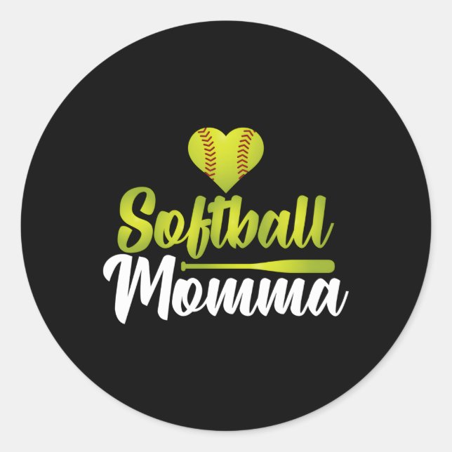 Sticker Rond Soirée Mère De Momma Pour Les Mères De Soutien (Devant)